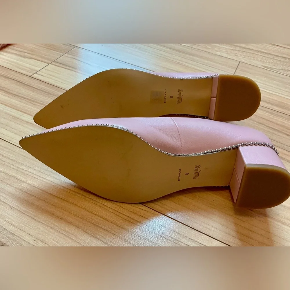 Coach Pink Pointed Toe Heels